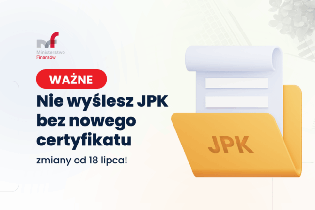 Jpk Rasmlar Nie wyślesz JPK bez aktualizacji systemu – nowy certyfikat MF ...